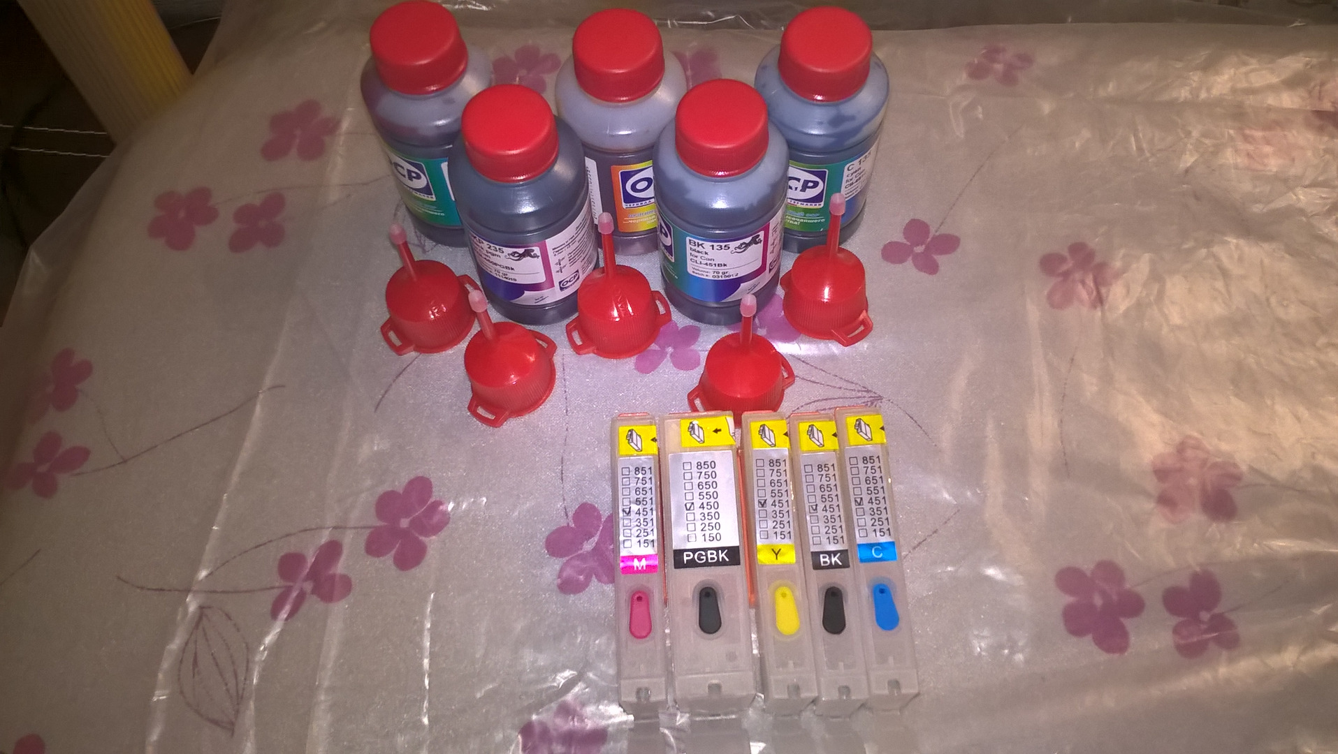 Заправка чернильниц Canon CLI-451 | System Engineering